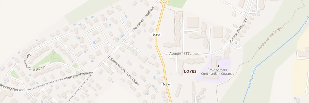 Plan du 51 Rue de la Poste à Chavanoz