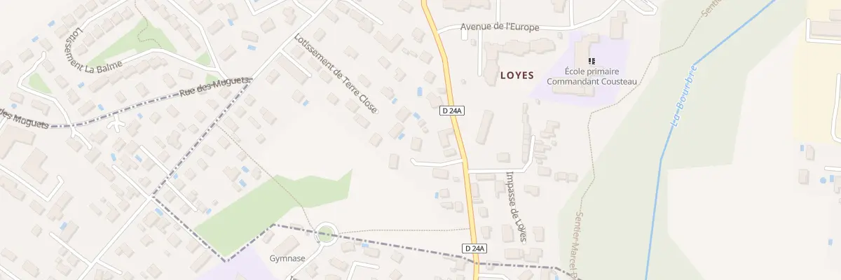 Plan du 63 Rue de la Poste à Chavanoz