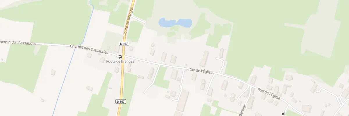 Plan du 1260 Rue de l’Eglise à Sornay