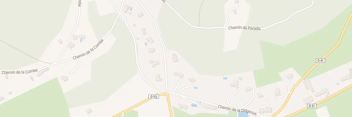 Plan du 96 Che de la Combe à Porte-des-Bonnevaux
