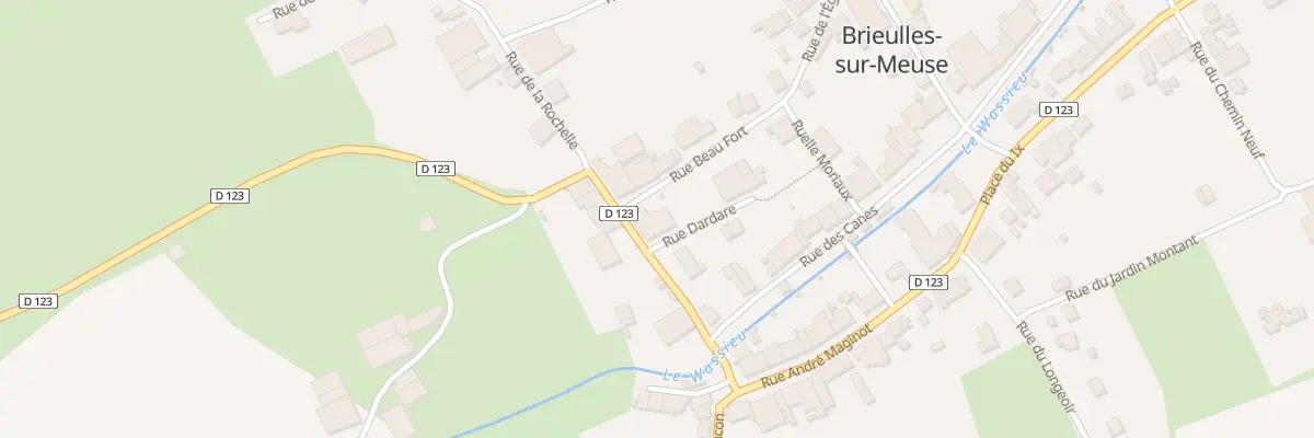 Plan du 2 Rue Dardare à Brieulles-sur-Meuse
