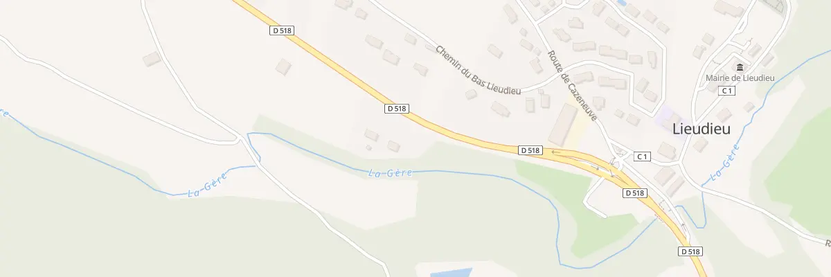 Plan du 1699 Rd 518 à Lieudieu
