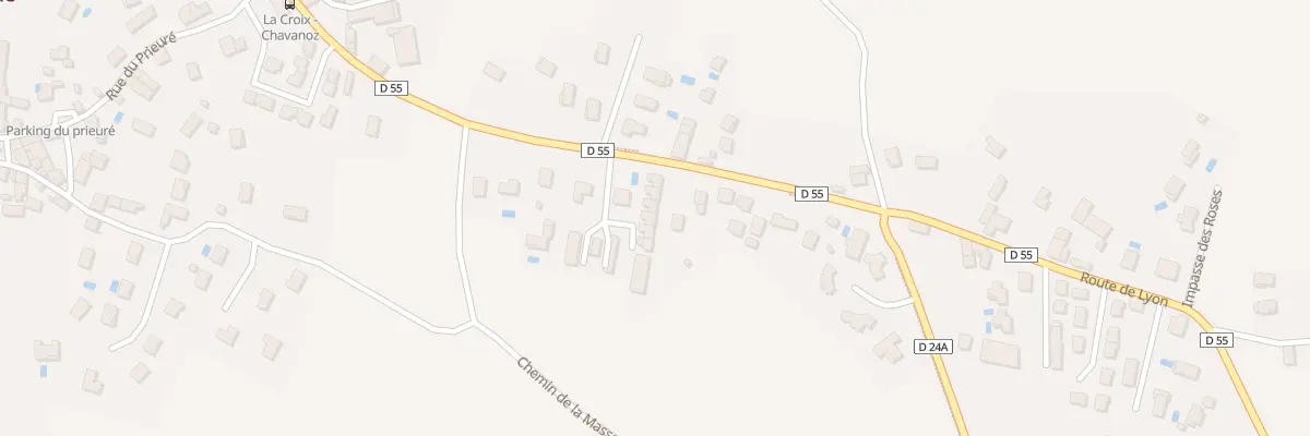 Plan du 41D Rte de Lyon à Chavanoz