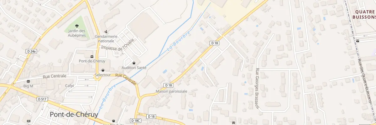Plan du 11 Rue Giffard à Pont-de-Chéruy