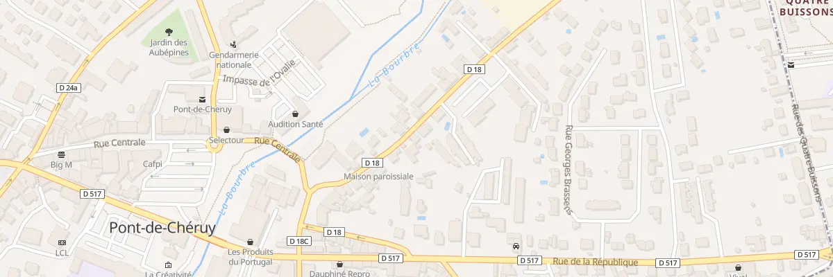Plan du 8 Rue Giffard à Pont-de-Chéruy