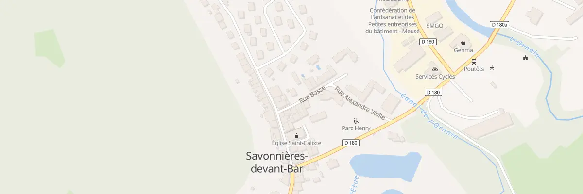 Plan du 4 Rue Basse à Savonnières-devant-Bar