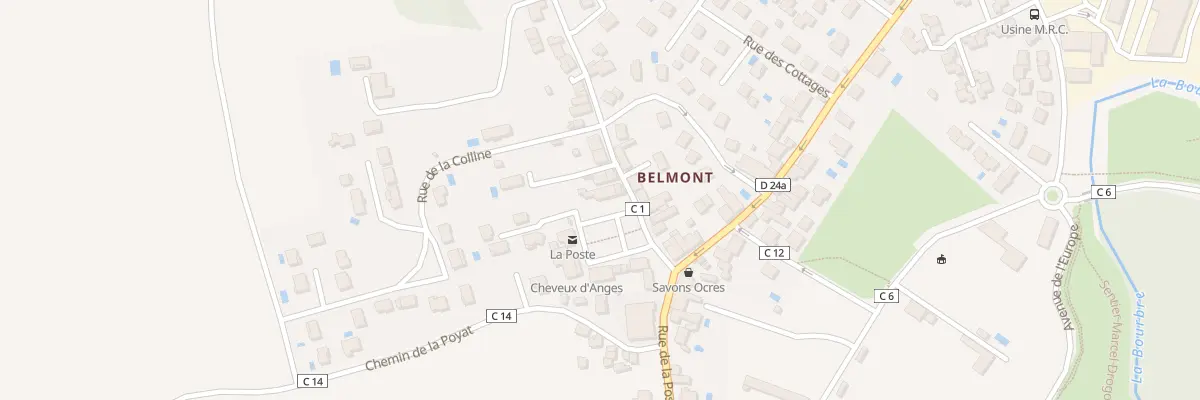 Plan du 11 Pl de Belmont à Chavanoz
