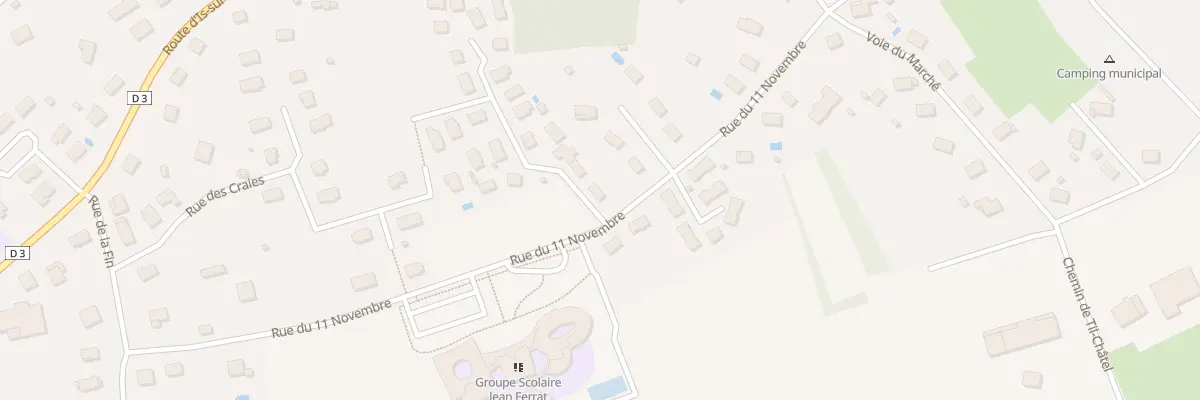 Plan du 55 Rue des Craies à Selongey