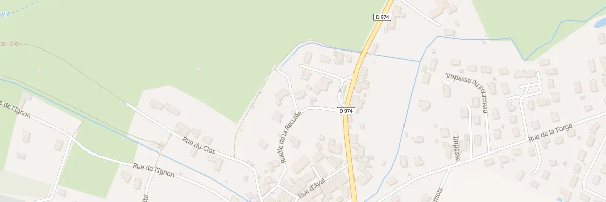 Plan du 13 Rle de la Reculée à Til-Châtel