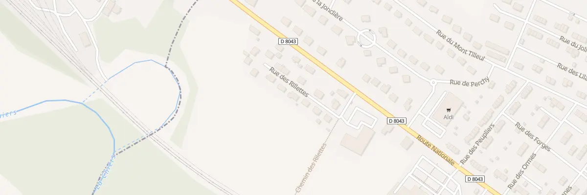 Plan du 7 Rue des Rillettes à Blagny
