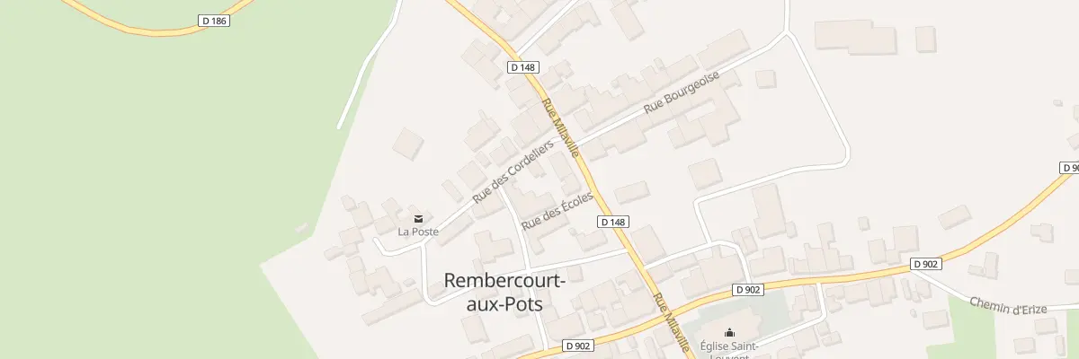 Plan du 1 Rue des Cordeliers à Rembercourt-Sommaisne