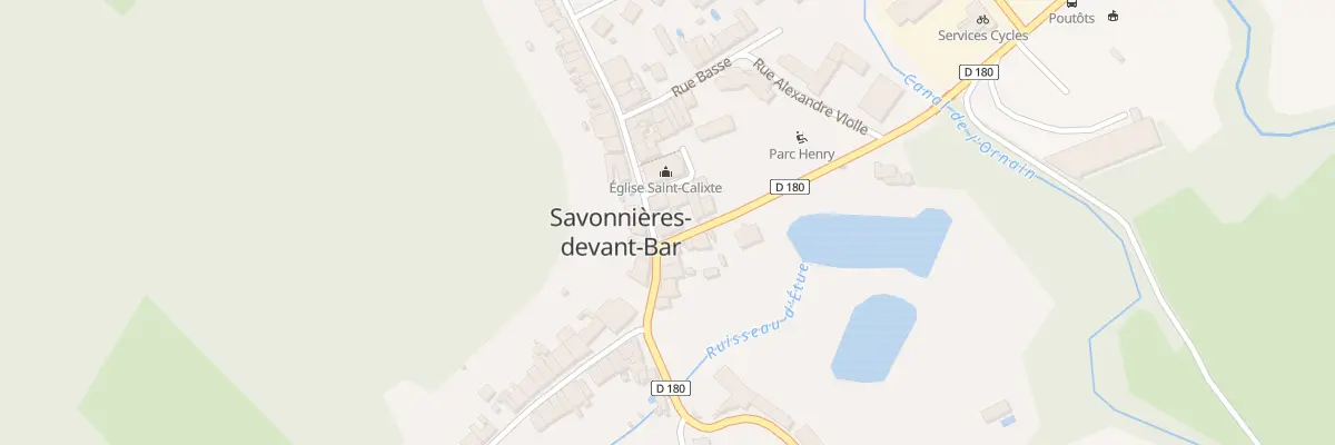 Plan du 7 Rue Maurice Heuillon à Savonnières-devant-Bar
