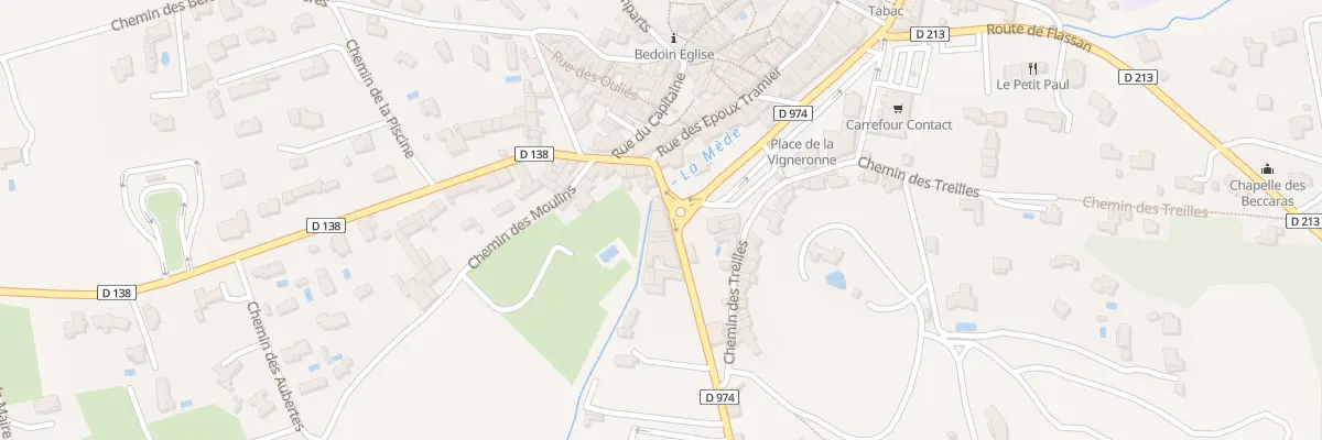 Plan du 22 Rte de Carpentras à Bédoin
