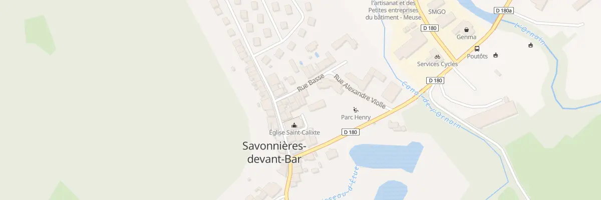 Plan du 9 Rue Basse à Savonnières-devant-Bar