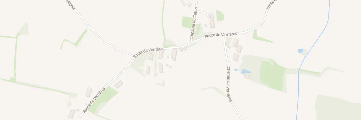 Plan du 1195 Rte de Verrières à Montpont-en-Bresse