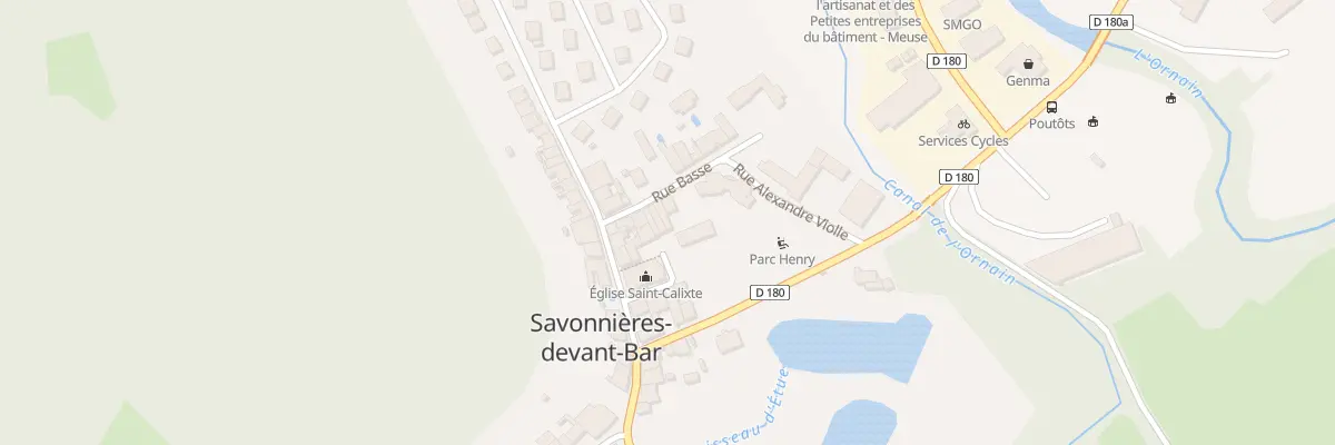 Plan du 11 Rue Basse à Savonnières-devant-Bar
