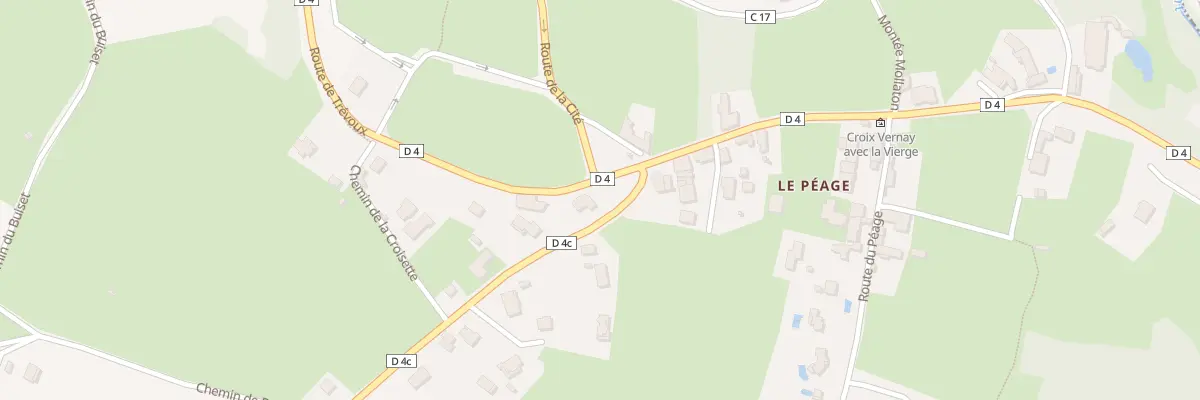 Plan du 5095 Rte de Bourg Saint Christophe à Pérouges