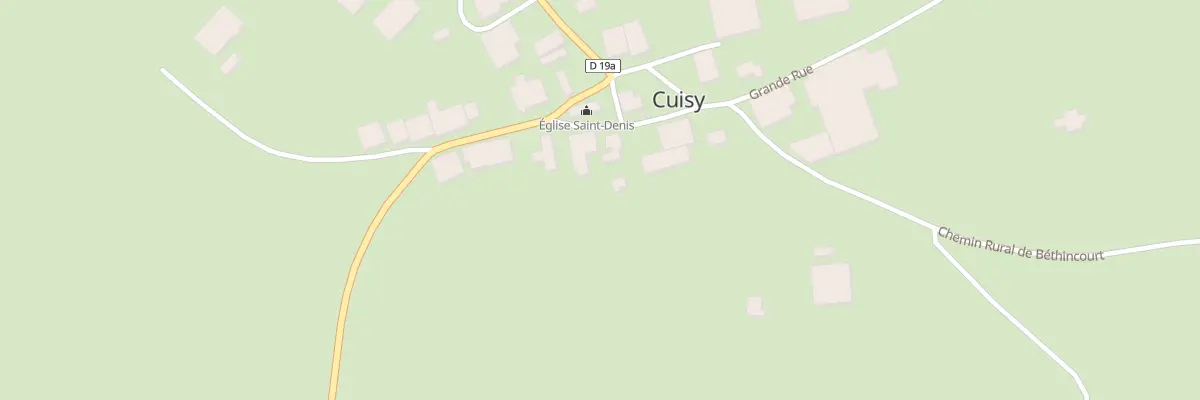 Plan du 3 Gr Grande Rue à Cuisy