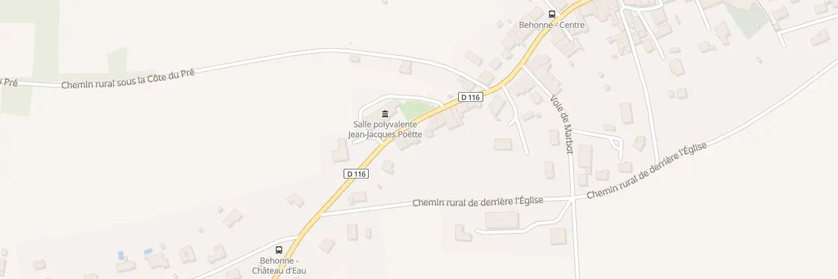Plan du 1 Gr Grande Rue à Behonne