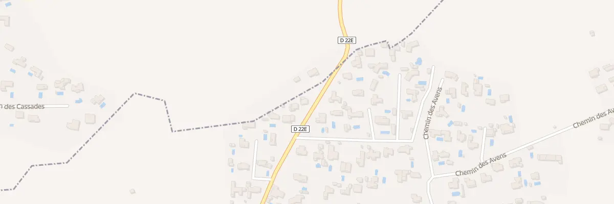 Plan du 292 Rte de Cazan à La Barben
