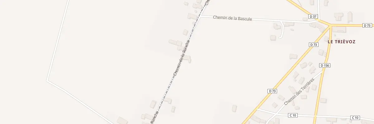 Plan du 295 Che de la Ranche à Penol
