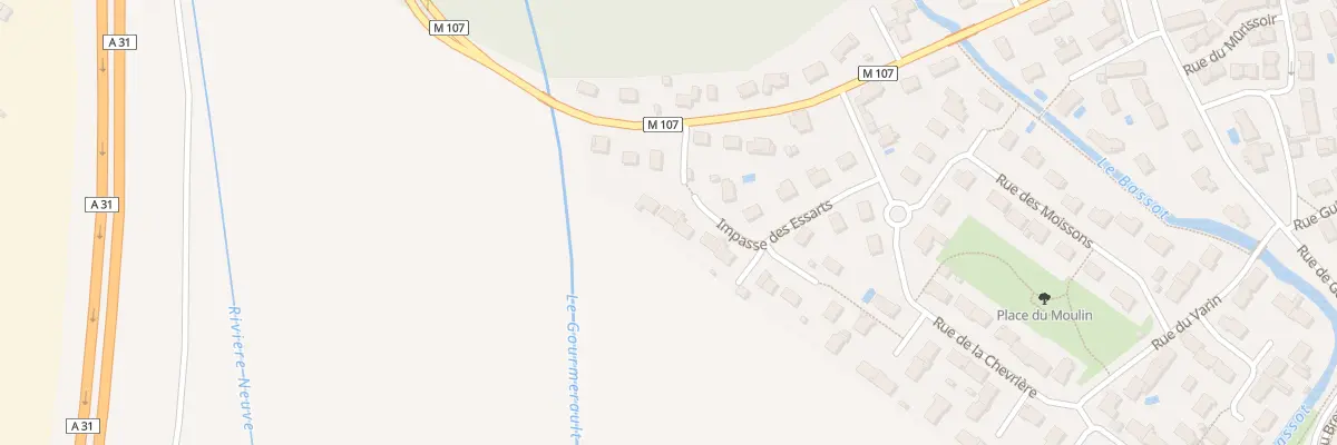 Plan du 11 Imp des Essarts à Bressey-sur-Tille