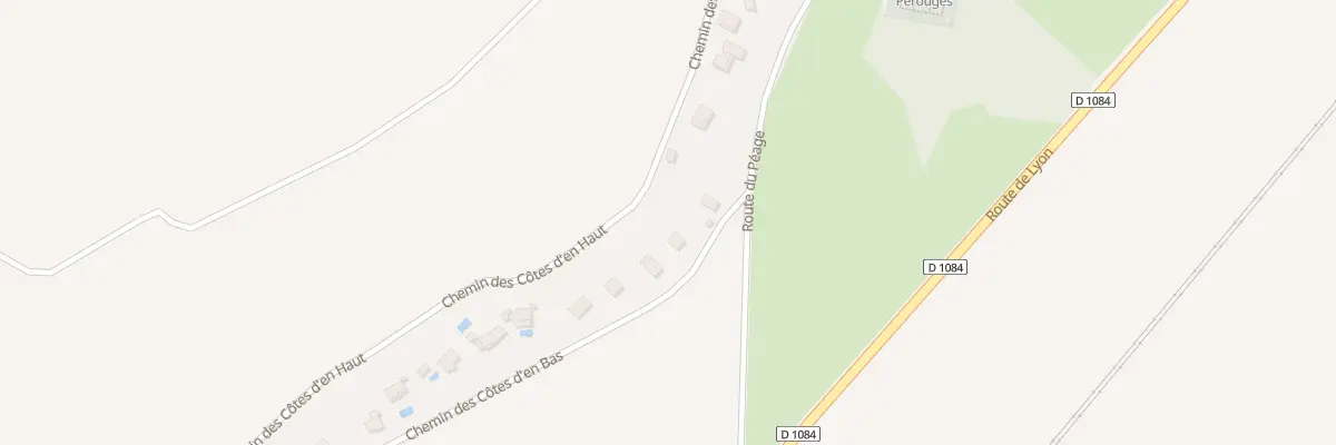 Plan du 34 Che des Cotes d’En Bas à Pérouges