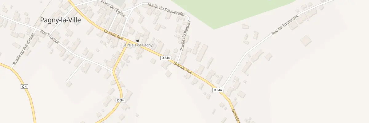 Plan du 43 Gr Grande Rue à Pagny-la-Ville