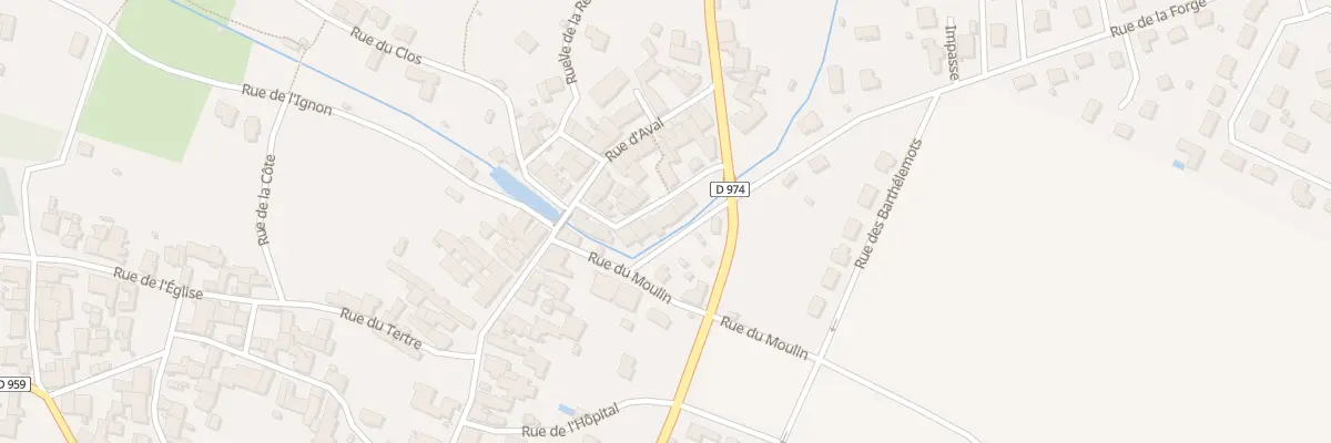 Plan du 8 Rue des Tanneries à Til-Châtel