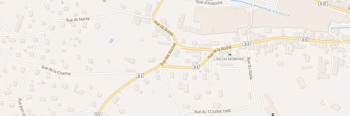 Plan du 50 Rue de la Roche à Selongey