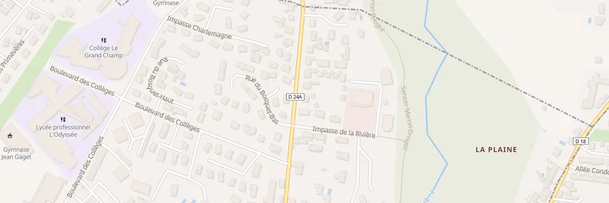 Plan du 76 Rue Aimé Pinel à Pont-de-Chéruy