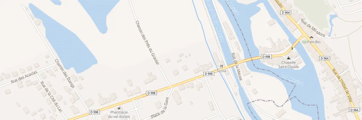 Plan du 14 Av de la Gare à Doulcon