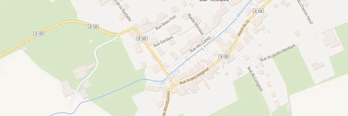 Plan du 26 Rue des Canes à Brieulles-sur-Meuse