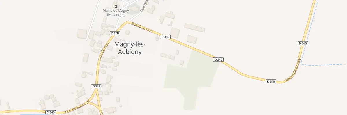 Plan du 14 Rue Lavoir à Magny-lès-Aubigny