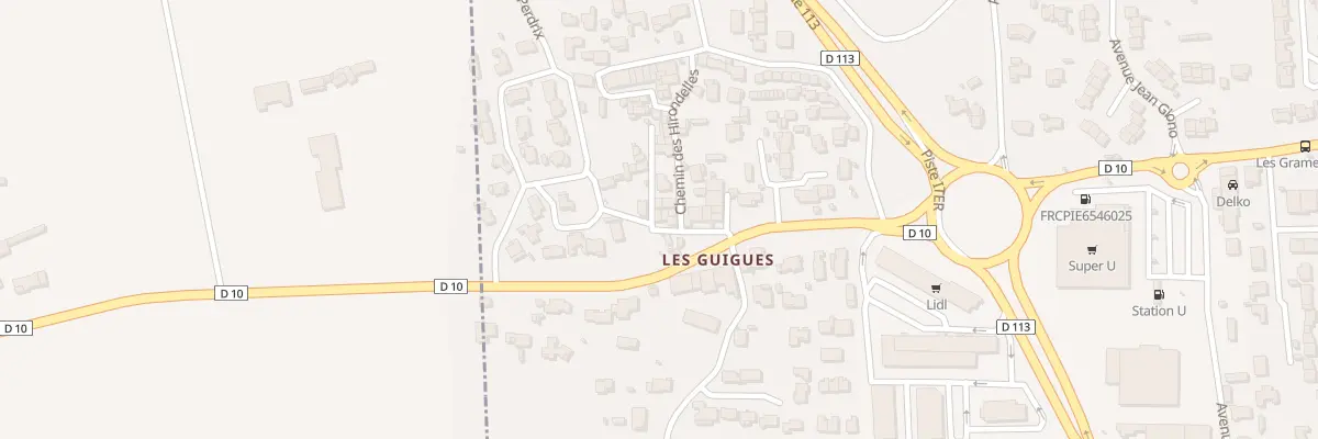 Plan du 5041 Les Guigues à La Fare-les-Oliviers