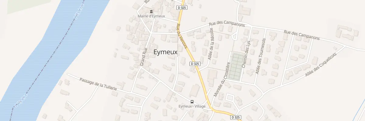 Plan du 1000 Rue du Vercors à Eymeux