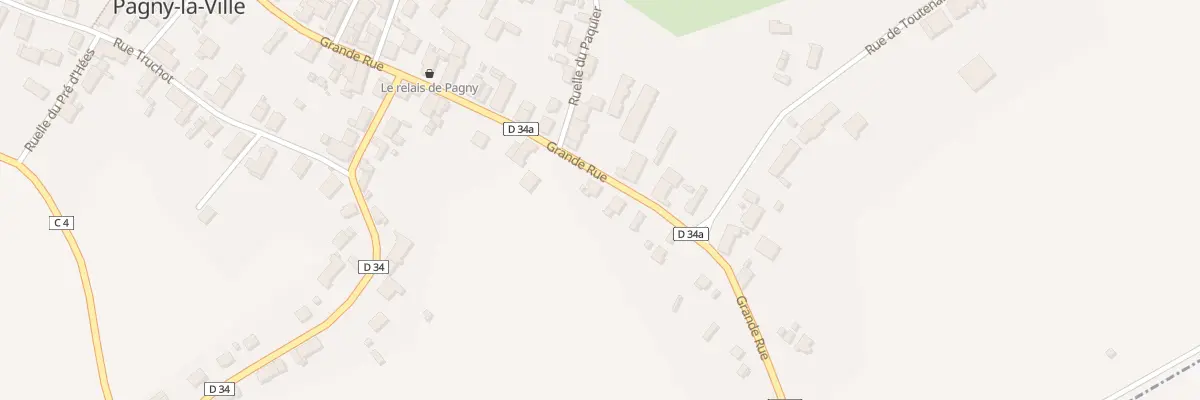 Plan du 56 Gr Grande Rue à Pagny-la-Ville