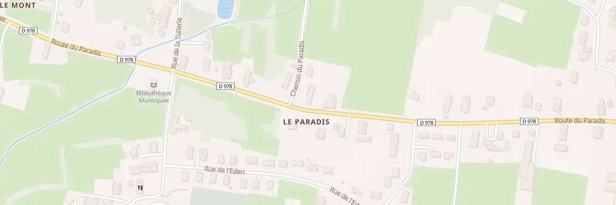 Plan du 215 Rte du Paradis à Branges