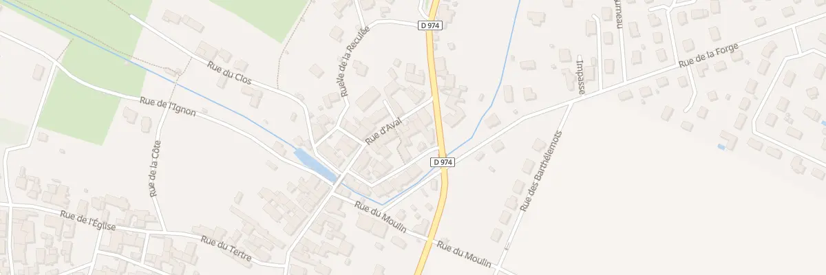 Plan du 21 Rue des Tanneries à Til-Châtel