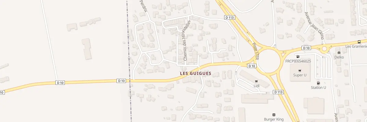 Plan du 5282 Che Chemin des Guigues à La Fare-les-Oliviers