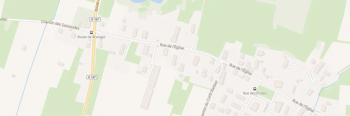 Plan du 1157 Rue de l’Eglise à Sornay