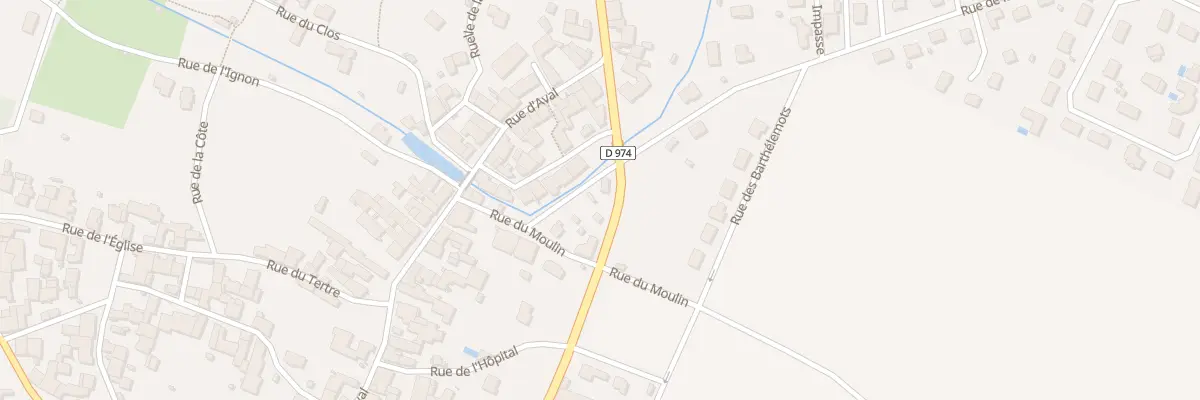 Plan du 6 Rue de la Forge à Til-Châtel
