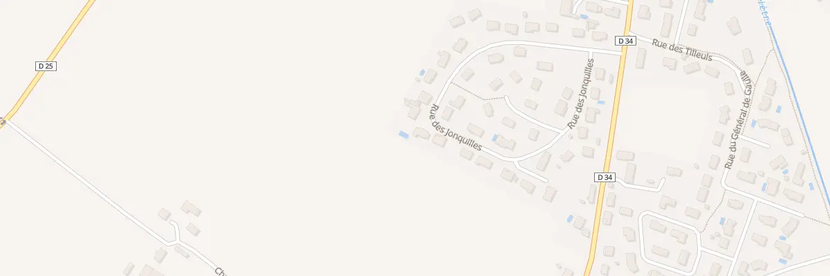 Plan du 28 Rue des Jonquilles à Marliens