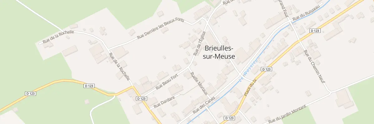 Plan du 12 Rue Beau Fort à Brieulles-sur-Meuse