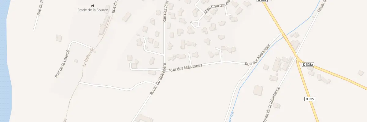 Plan du 45 Rue des Mésanges à Eymeux
