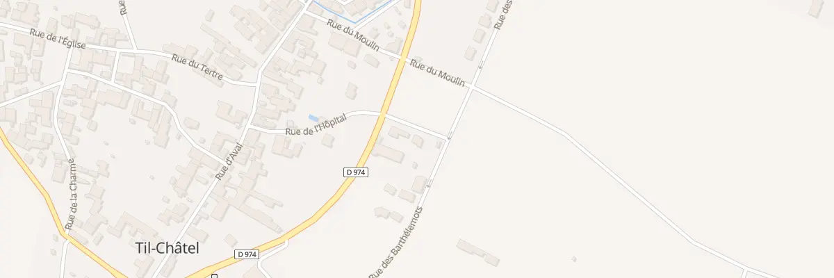 Plan du 4 Che de la Scierie à Til-Châtel