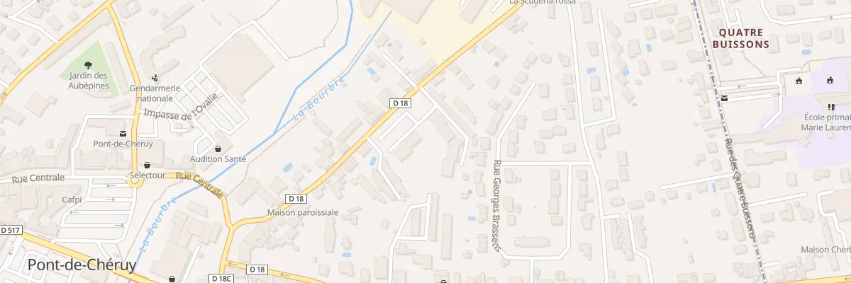 Plan du 14 Rue Giffard à Pont-de-Chéruy