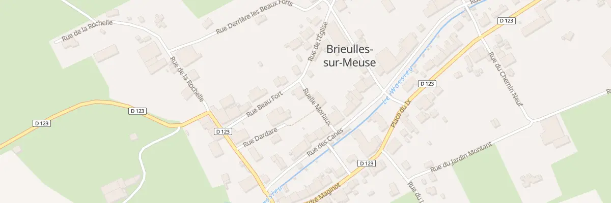 Plan du 3 Rue Beau Fort à Brieulles-sur-Meuse