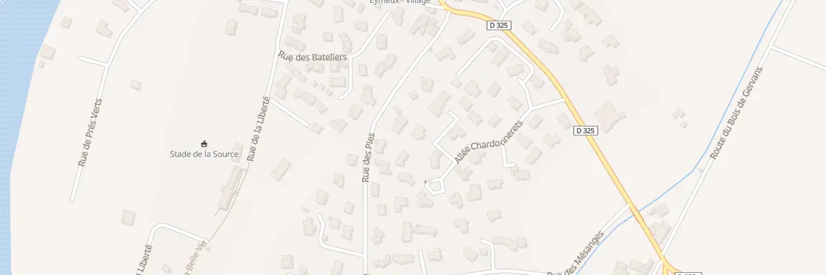 Plan du 160D All des Chardonnerets à Eymeux