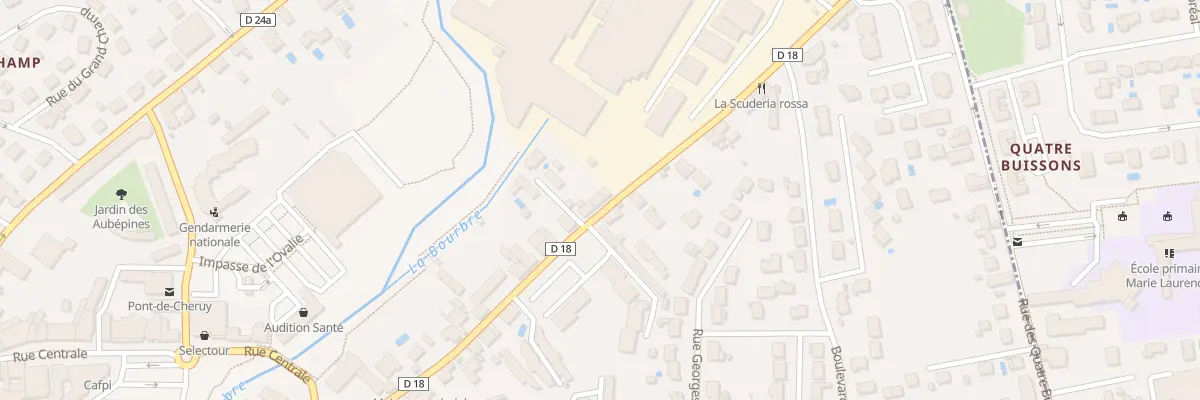 Plan du 25 Rue Giffard à Pont-de-Chéruy